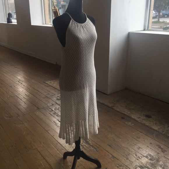 Catherine Malandrino white stretchy lace mesh dress - Picture 2 of 9